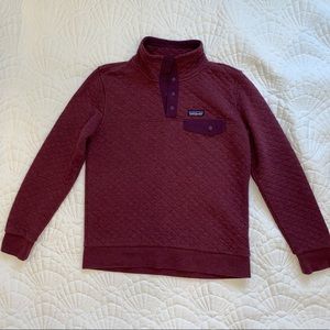 Patagonia cotton quilt snap-t pullover, small